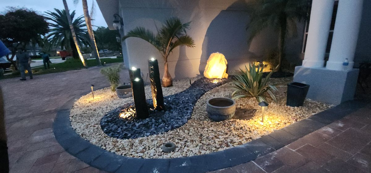 Landscape Installation for Epic Vine Design in Melbourne, FL