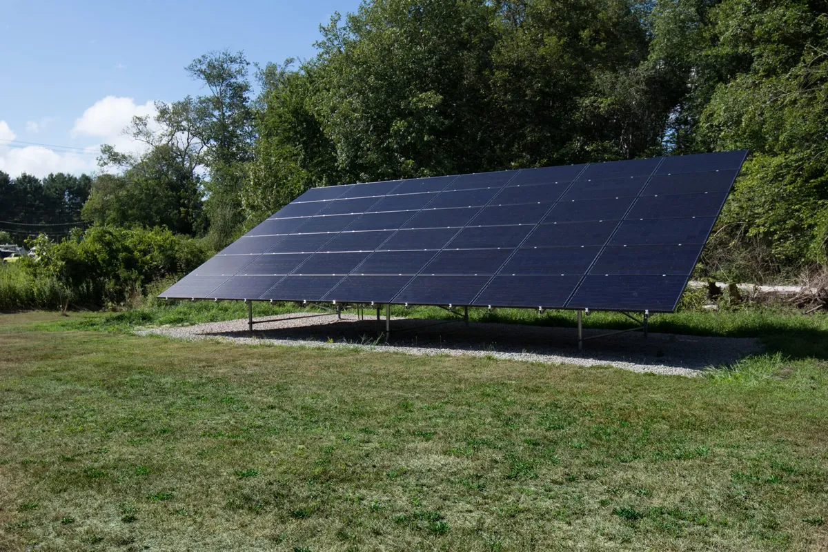 Ground Mount Solar Installation for Solar Savings by Garrett in Southern New Jersey, NJ