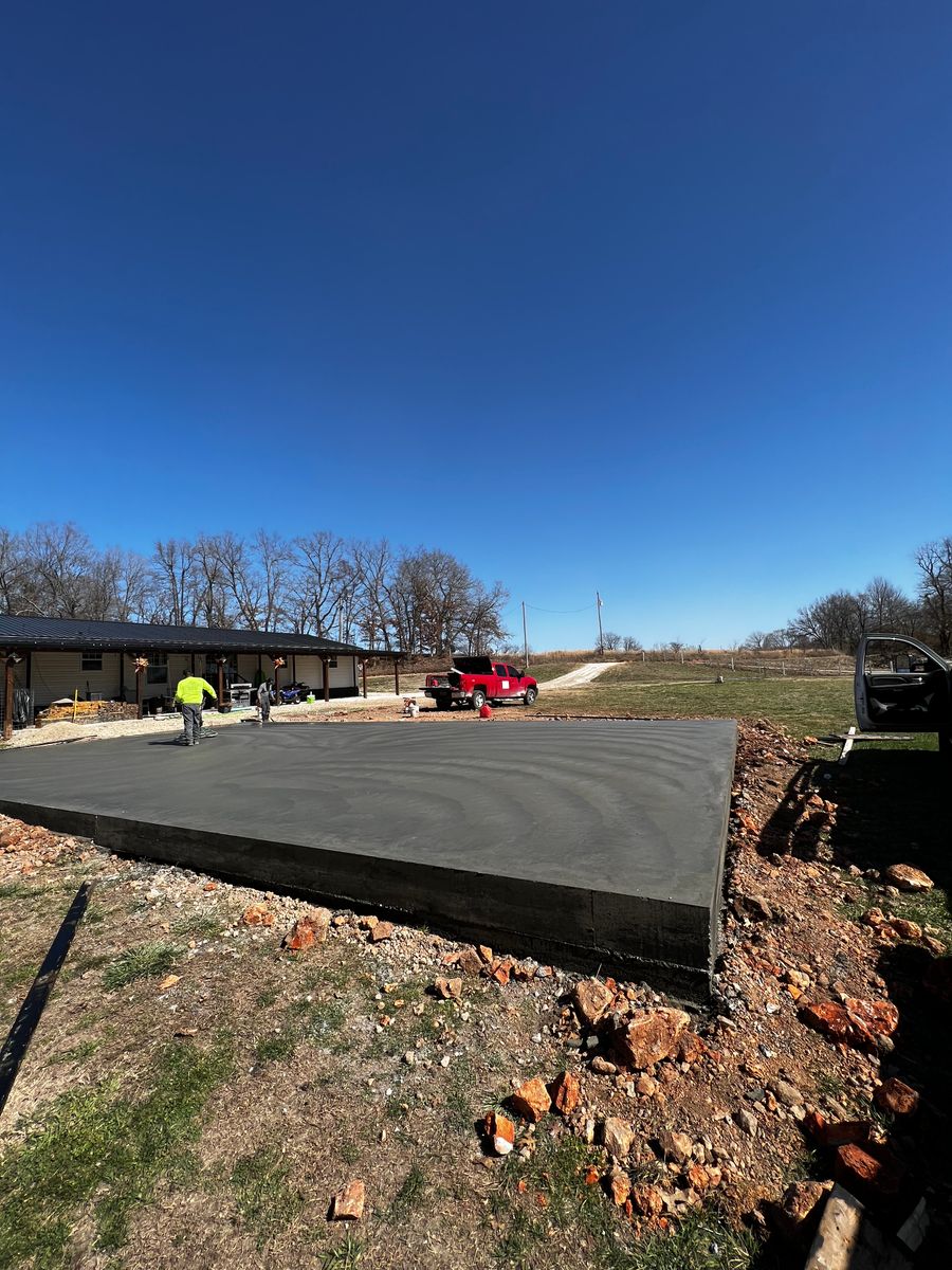 Flatwork for Modern Concrete LLC in Lowell, AR