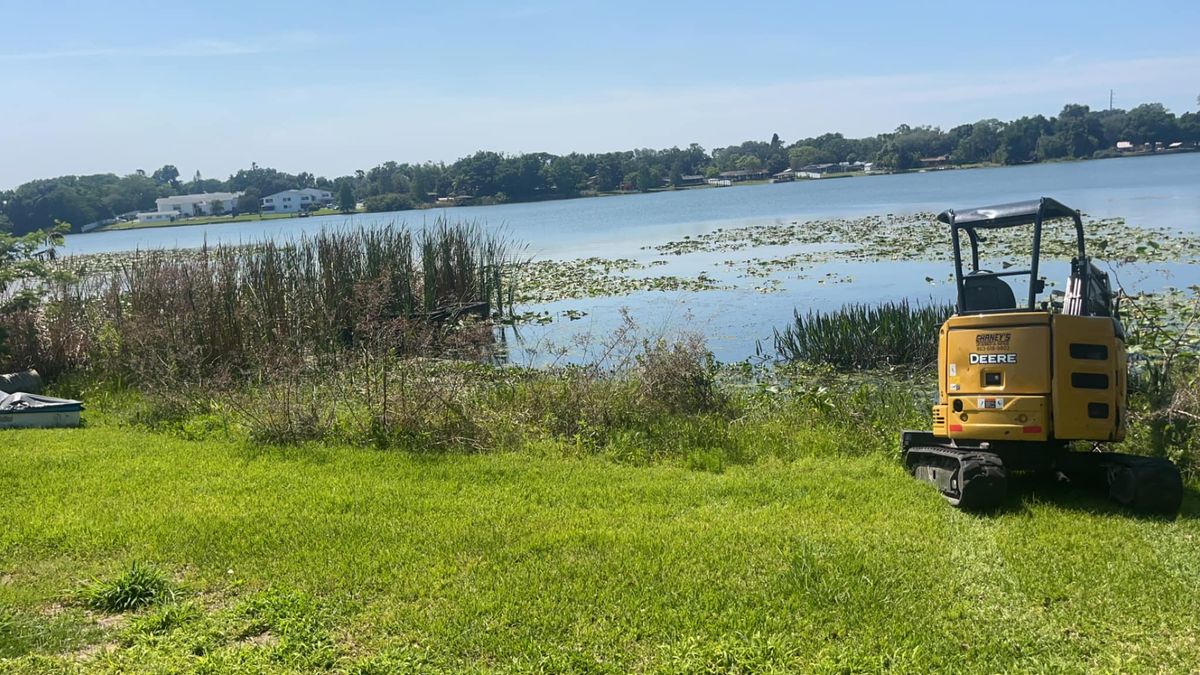 Lakefront Clearing for Chaney’s Environmental Services in Haines City, FL