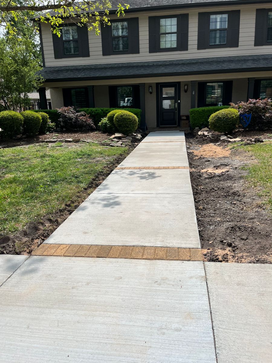 Walkways for BigTex Concrete Construction in Houston, TX