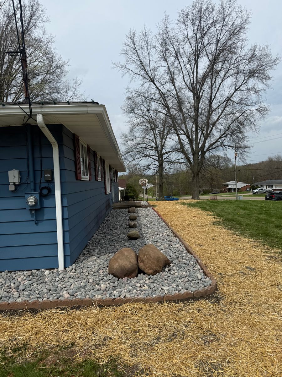 Rock Installation for Jenkins Landscaping & Property Management LLC in Clinton, OH