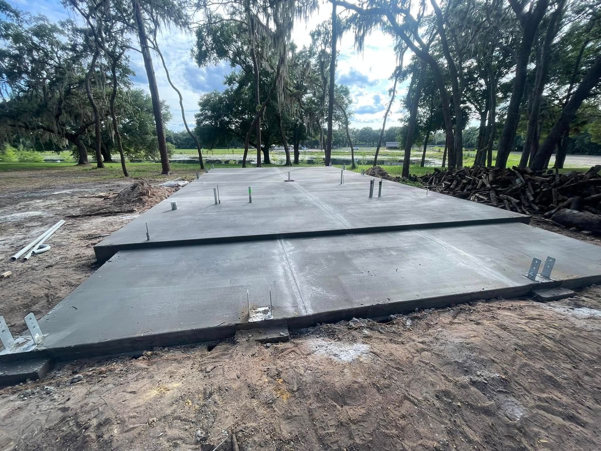 Concrete Slab Construction for Brooke’s Masonry & Services in Apollo Beach, FL