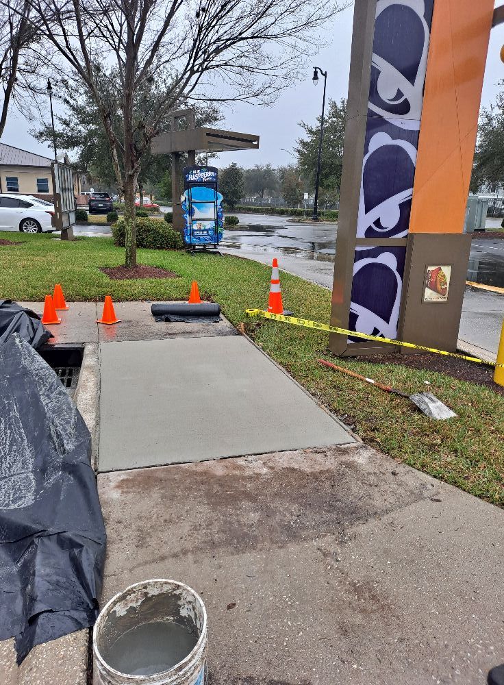 Concrete Patio and Driveways for KCS Concrete in Middleburg, FL