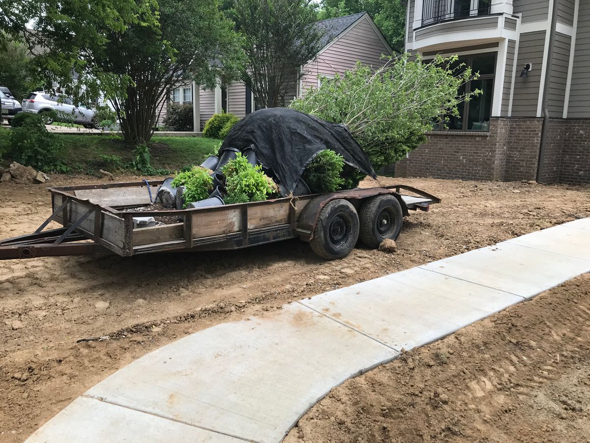 Shrub Trimming for Grass Management in Nashville, TN