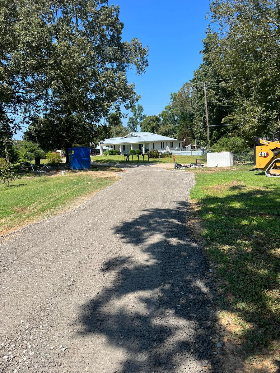 Driveway Construction for Mud Creek Vegetation Management in Russellville, AL