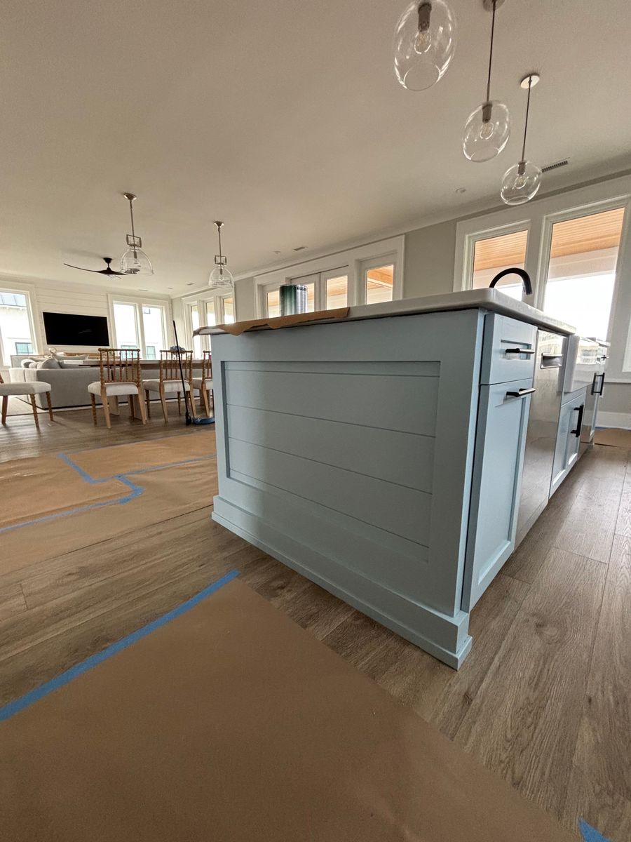 Kitchen and Cabinet Refinishing for Duffett Brothers Painting in Wilmington, NC