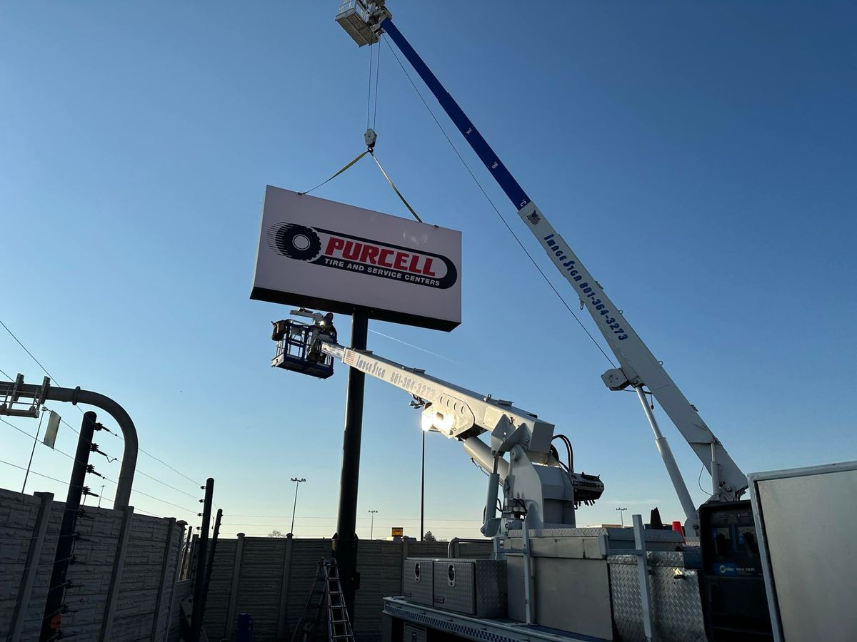 Sign Install for Image Sign and Lighting in Lindon, UT