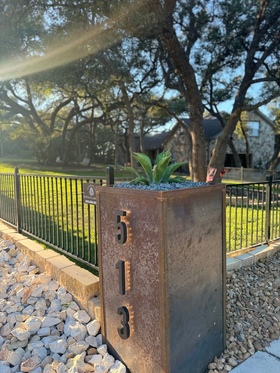Hardscape Installation for N. B. Fence & Landscape in New Braunfels, TX