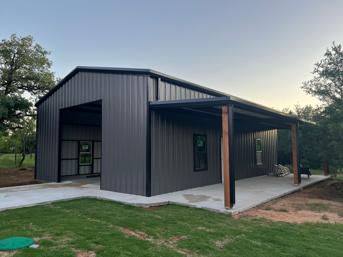 Barndominium Shells for BCS Metal Construction LLC in Springtown, TX