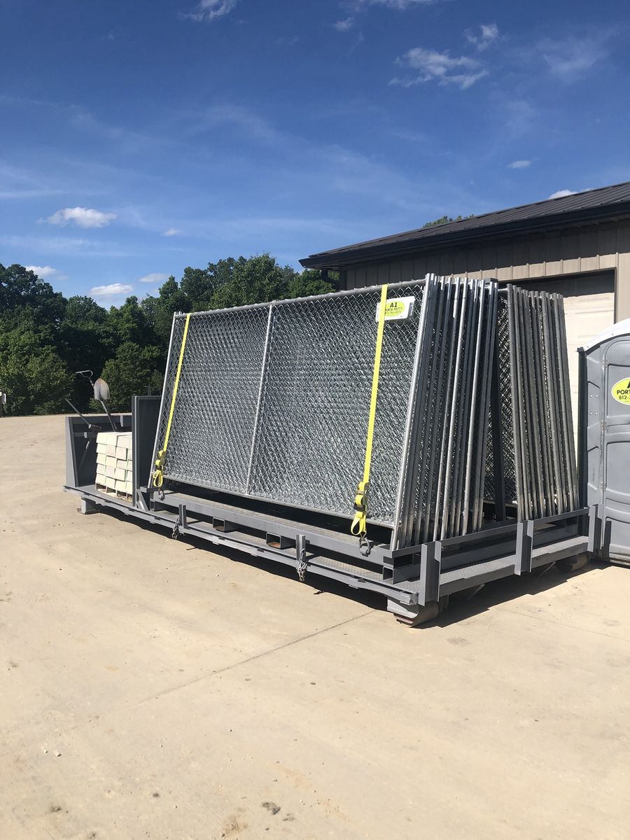 Temporary Fencing for A1 Porta Potty in Louisville, KY