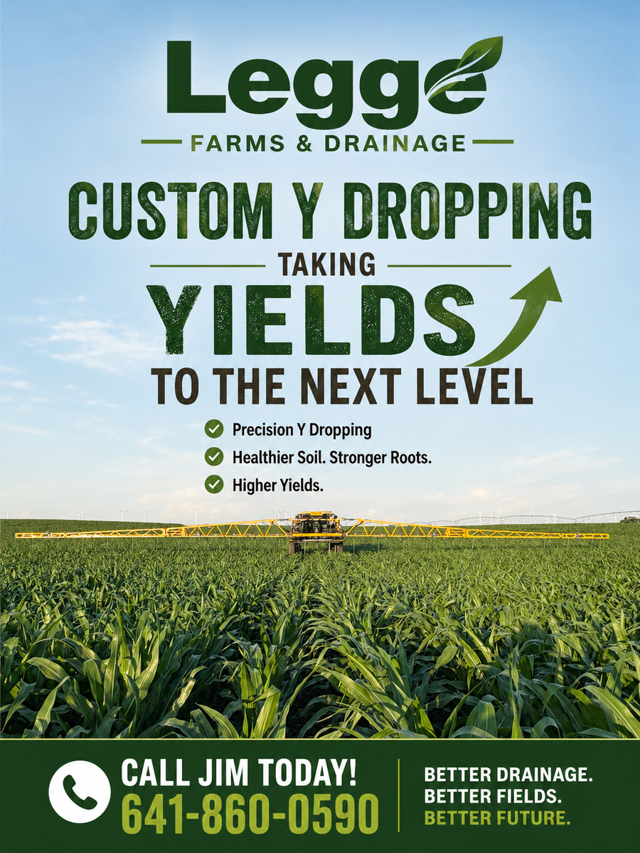 Farming for Legge Farms and Drainage in Garner, IA