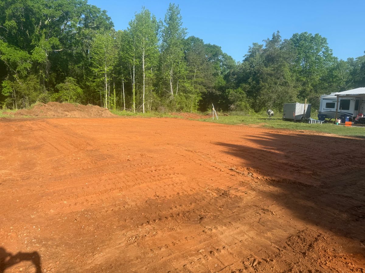 Land Grading for Central Alabama Site Works in Selma, AL