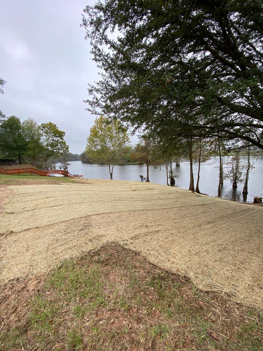 Pond Building for Daniel's Dumpsters & Land Improvements in Monroe, LA