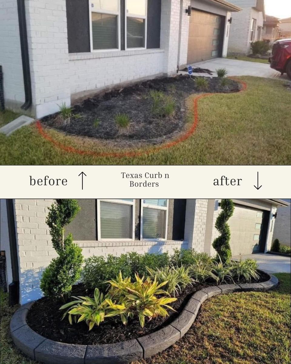 Landscaping for Texas Curb N Borders in Houston, TX