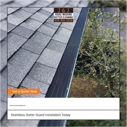 Gutter Guard Installation for J&J Power Washing and Gutter Cleaning in Geneva, IL