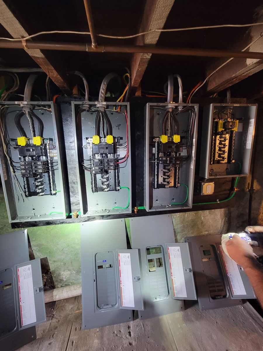 Electrical Repairs & Installations for Cornerstone Construction LLC in Tamaqua, PA