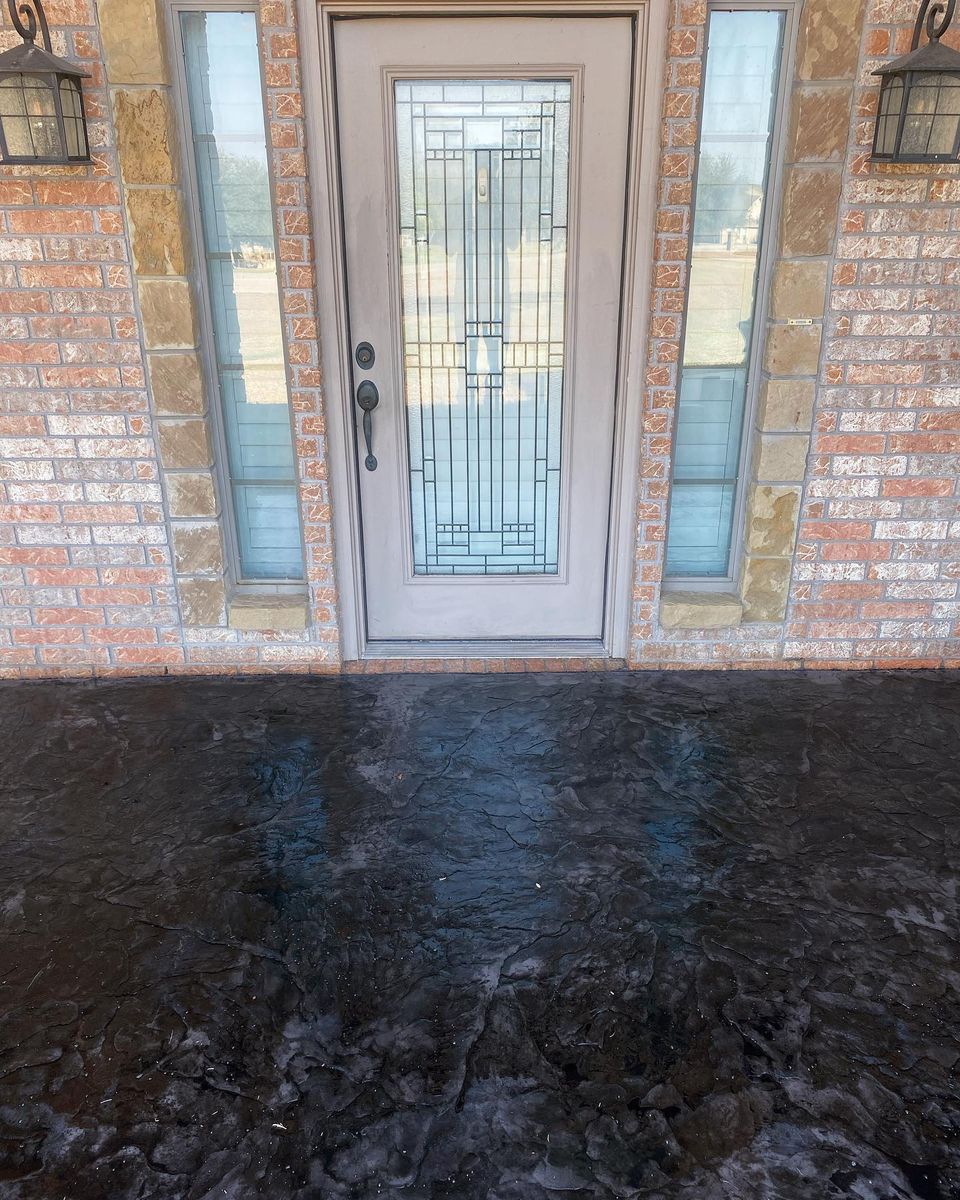 Patios for G2 Custom Concrete in Dallas, TX