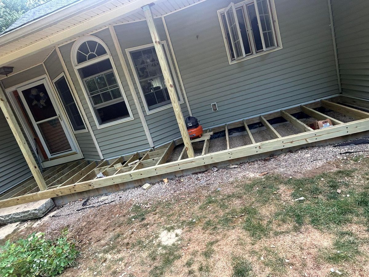 Deck & Patio Installation for E&Z Construction in Ashburnham, MA