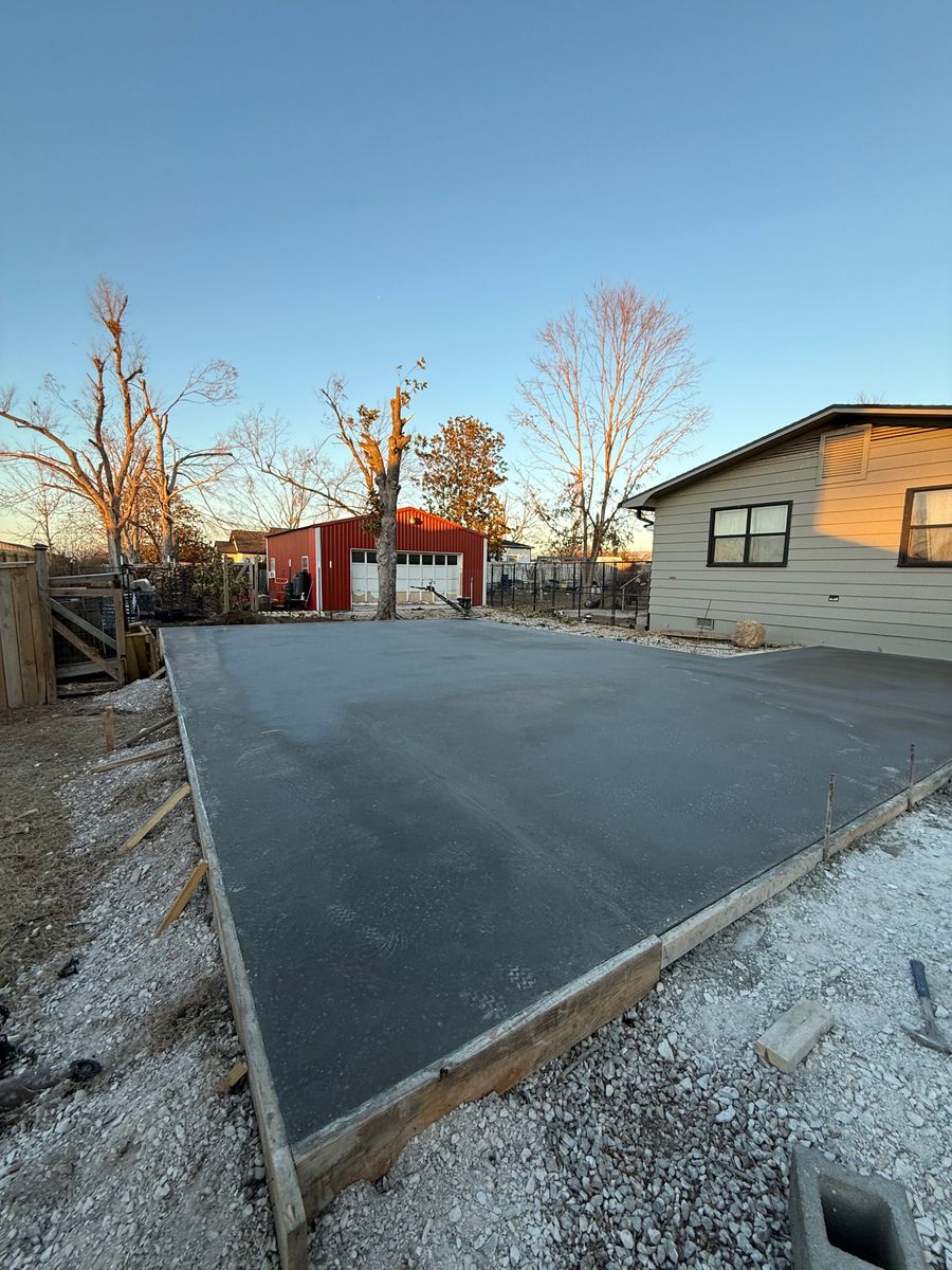 Flatwork for Modern Concrete LLC in Lowell, AR