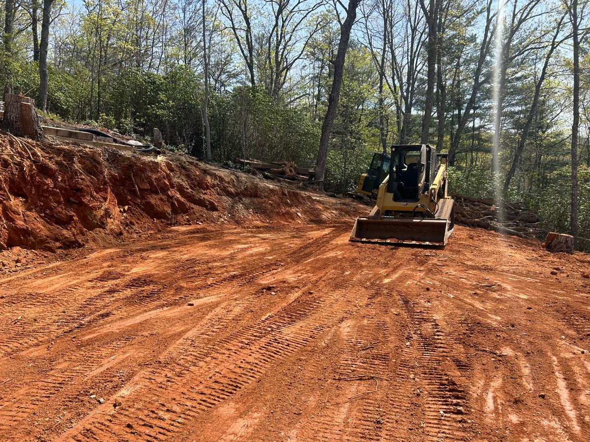Grading and Excavation for The Gravel Guy in Blairsville, GA
