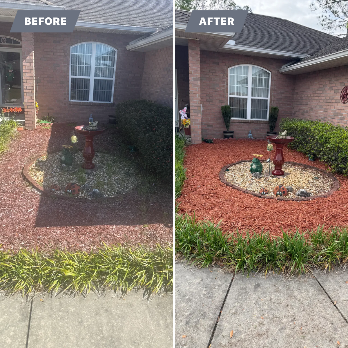 Mulch Installation for Turf Titan in Lake City, FL