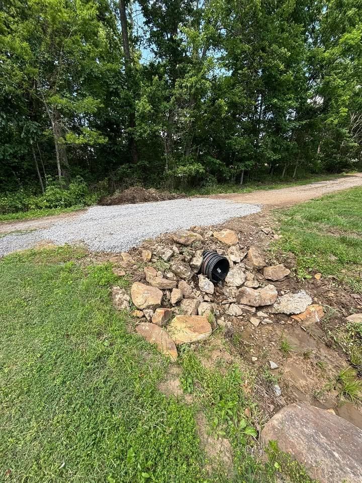 Drainage Installation for TD Dirtworks in Tracy City, TN