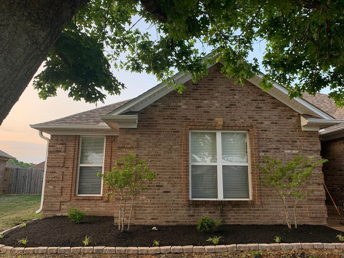 Mulch Installation for Greenscape Solutions in Milan, TN