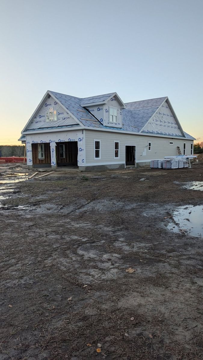 Custom Home Design for Batchelor Construction in Wallace, NC