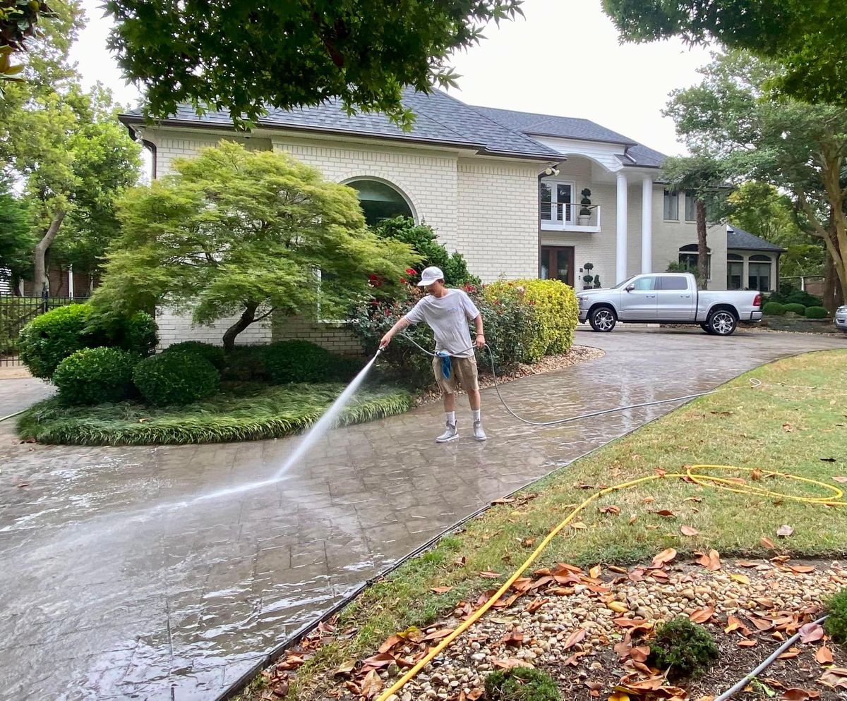Concrete/Hardscape Cleaning for Prime Time Pressure Washing & Roof Cleaning in Moyock, NC