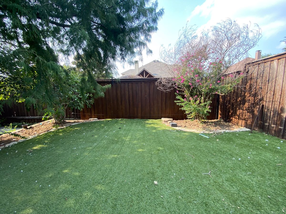 Synthetic Turf & Sod Installation for Walker Custom Exteriors in Dallas, TX