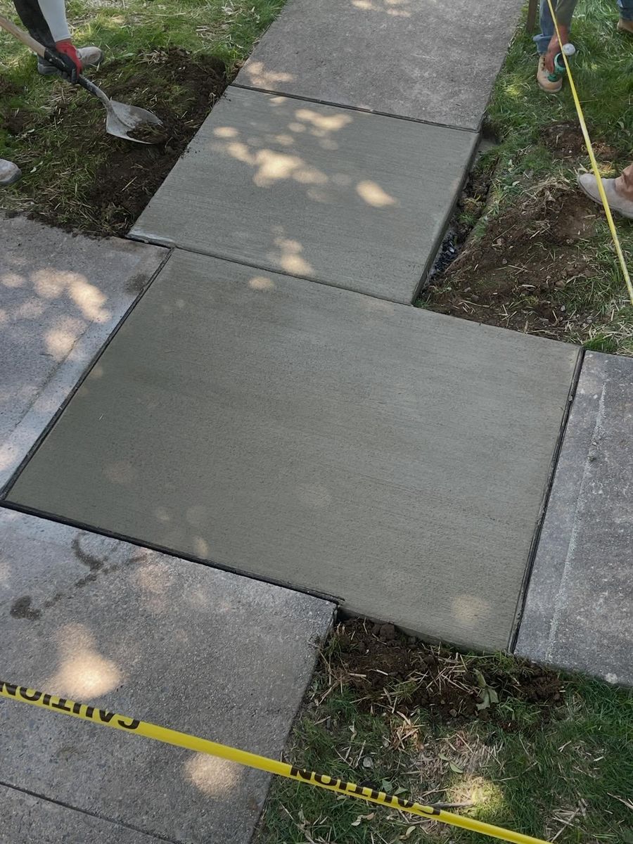 Sidewalk Installation for Berks Concrete LLC in Berks County, PA