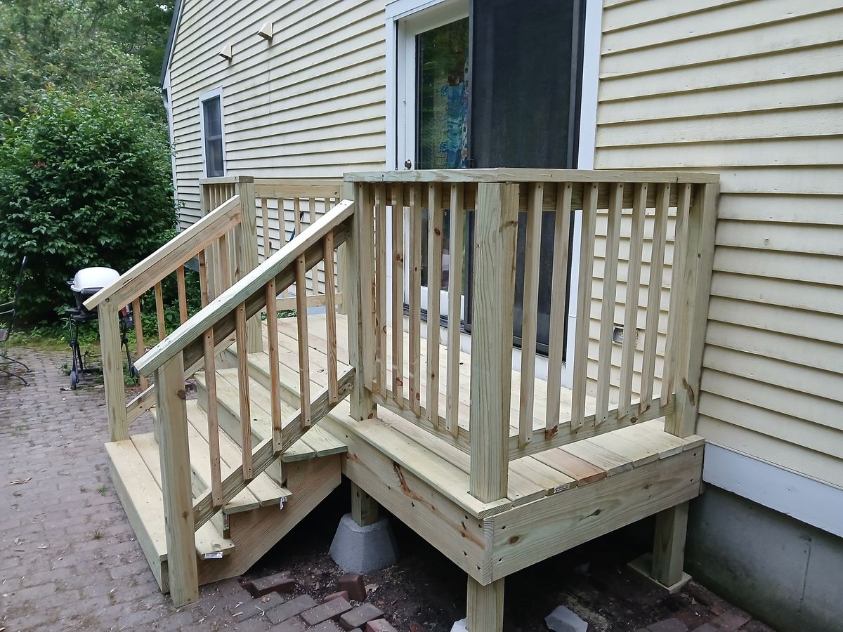 Deck & Patio Installation for TM Handyman Services in Dover, NH