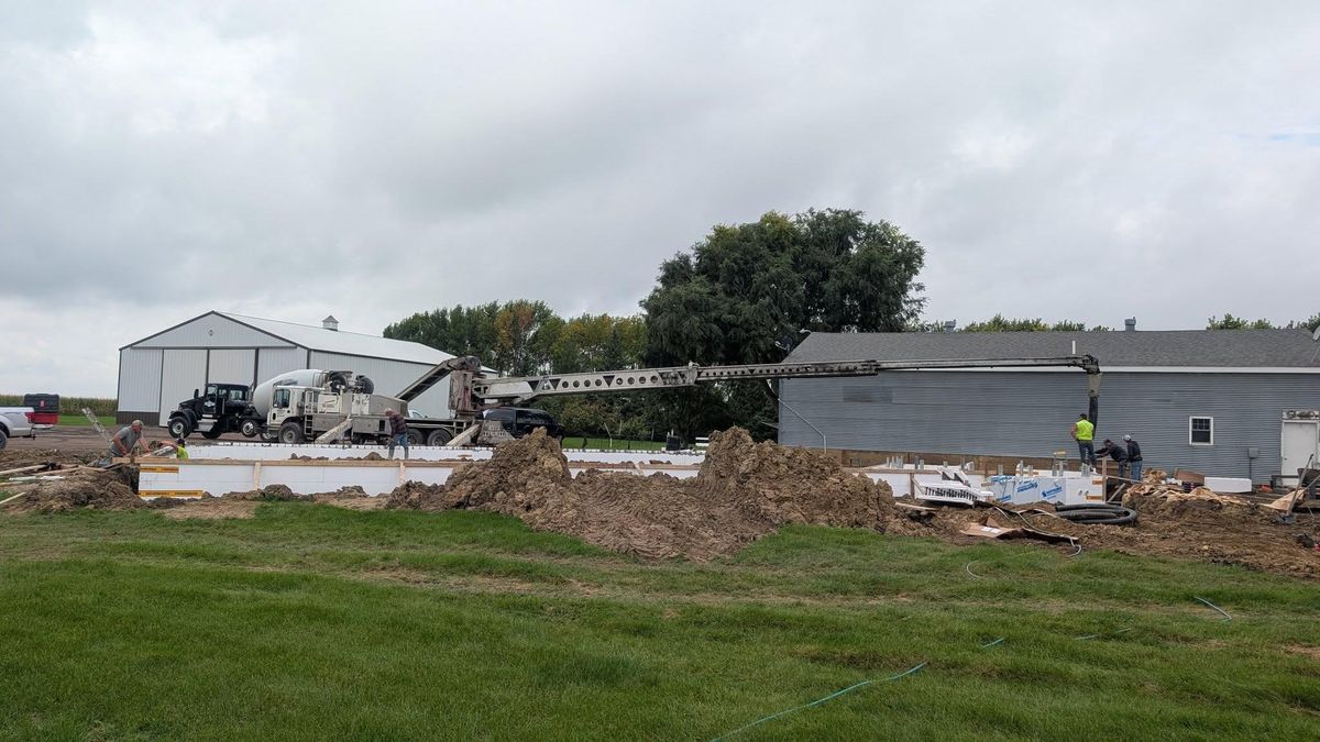 Concrete for Midsota Construction Services in Willmar, MN