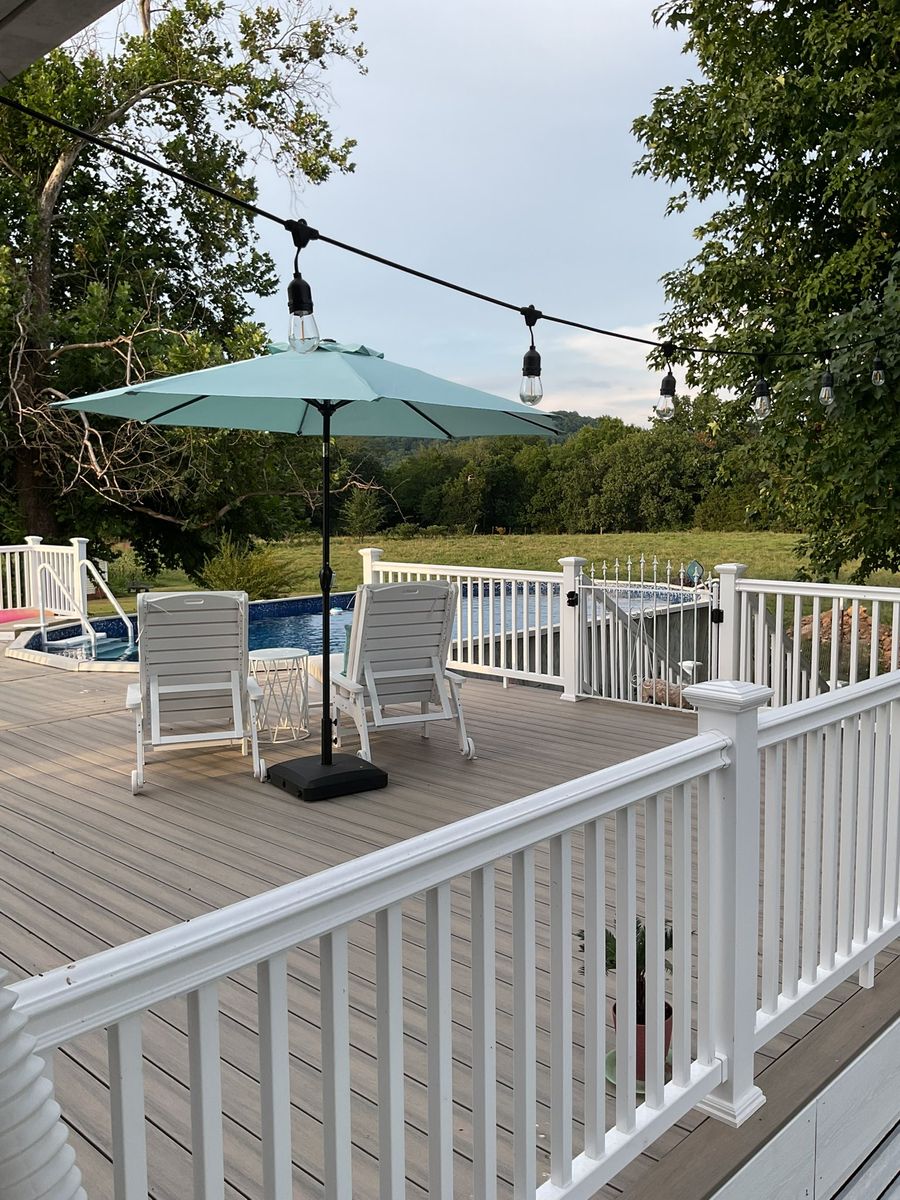 Deck & Patio Installation for Mo’ Joe Construction in Goshen, AR