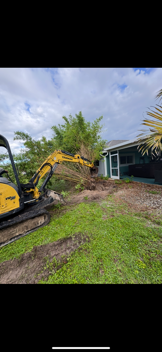 Land clearing for BH Lawn and Landscape in Fort Myers, FL