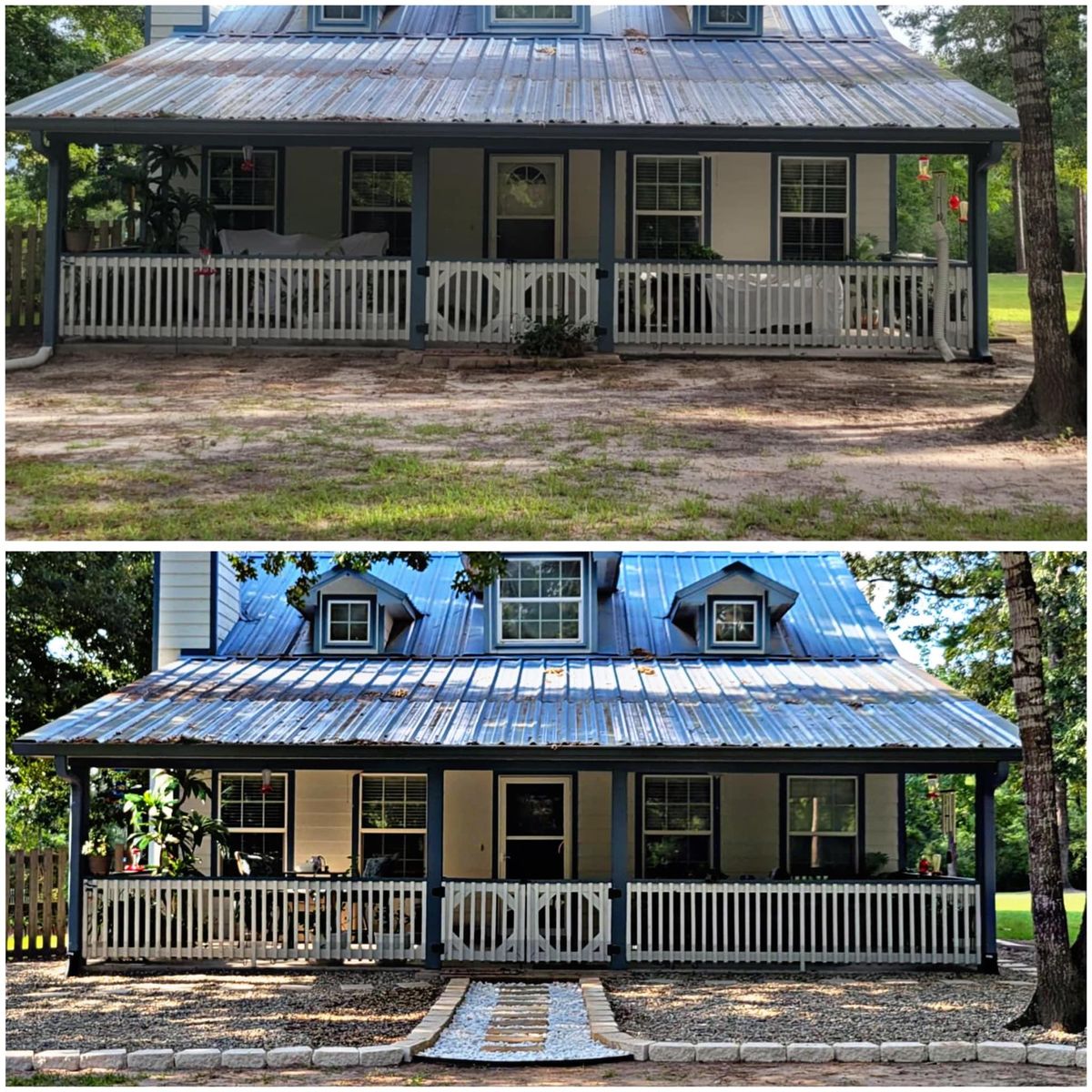 Rock Beds for JT’s Landscaping in Tyler County, TX