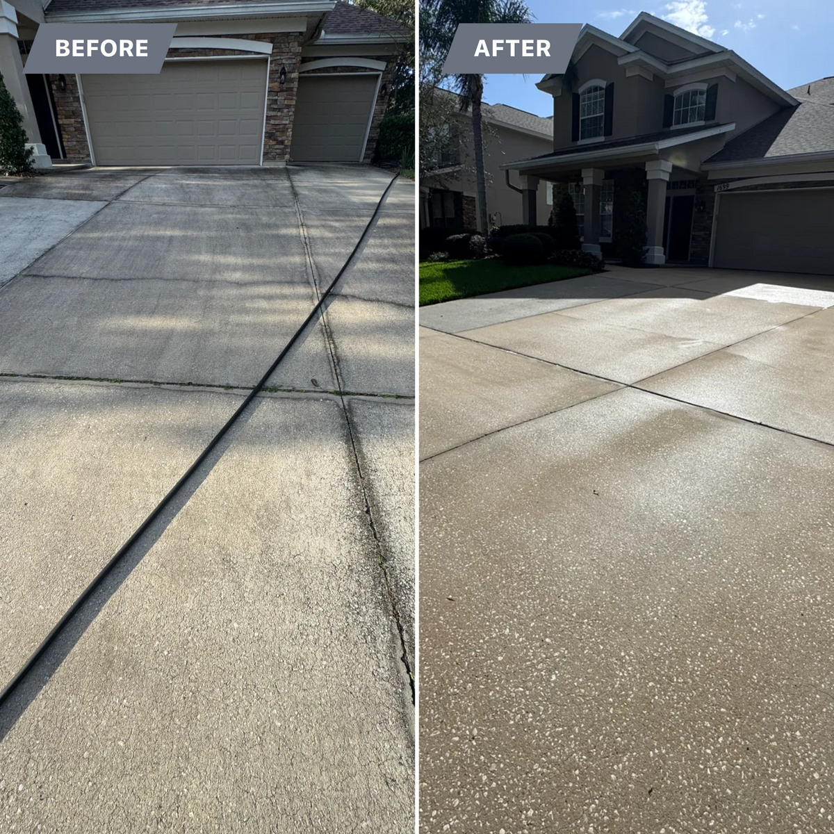 Driveway and Sidewalk Cleaning for Patriotic Pressure Washing & Paver Sealing in Green Cove Springs, FL