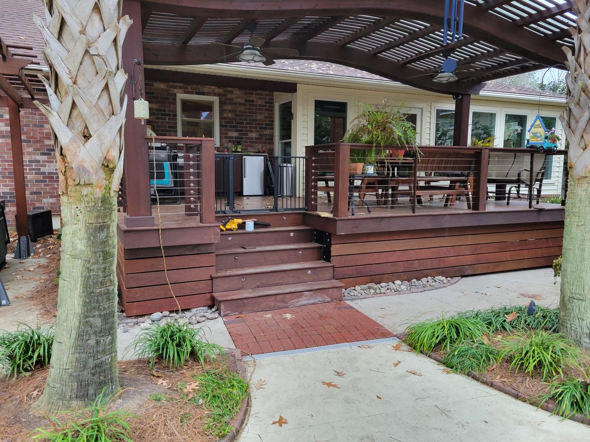 Deck & Patio Installation for GVL Renovations in Greenville, SC