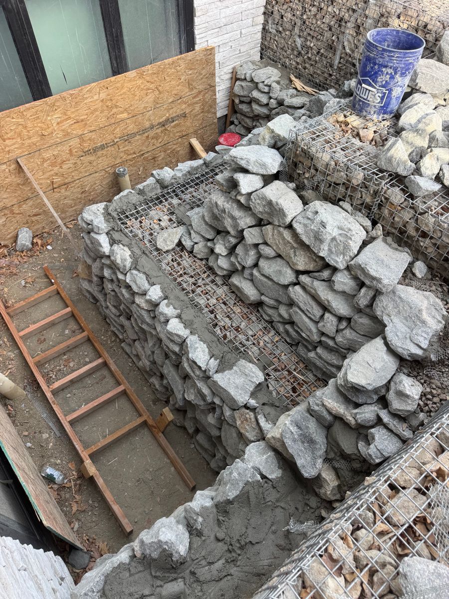 Retaining Wall Construction for Rock Masters Inc. in Evans, CO