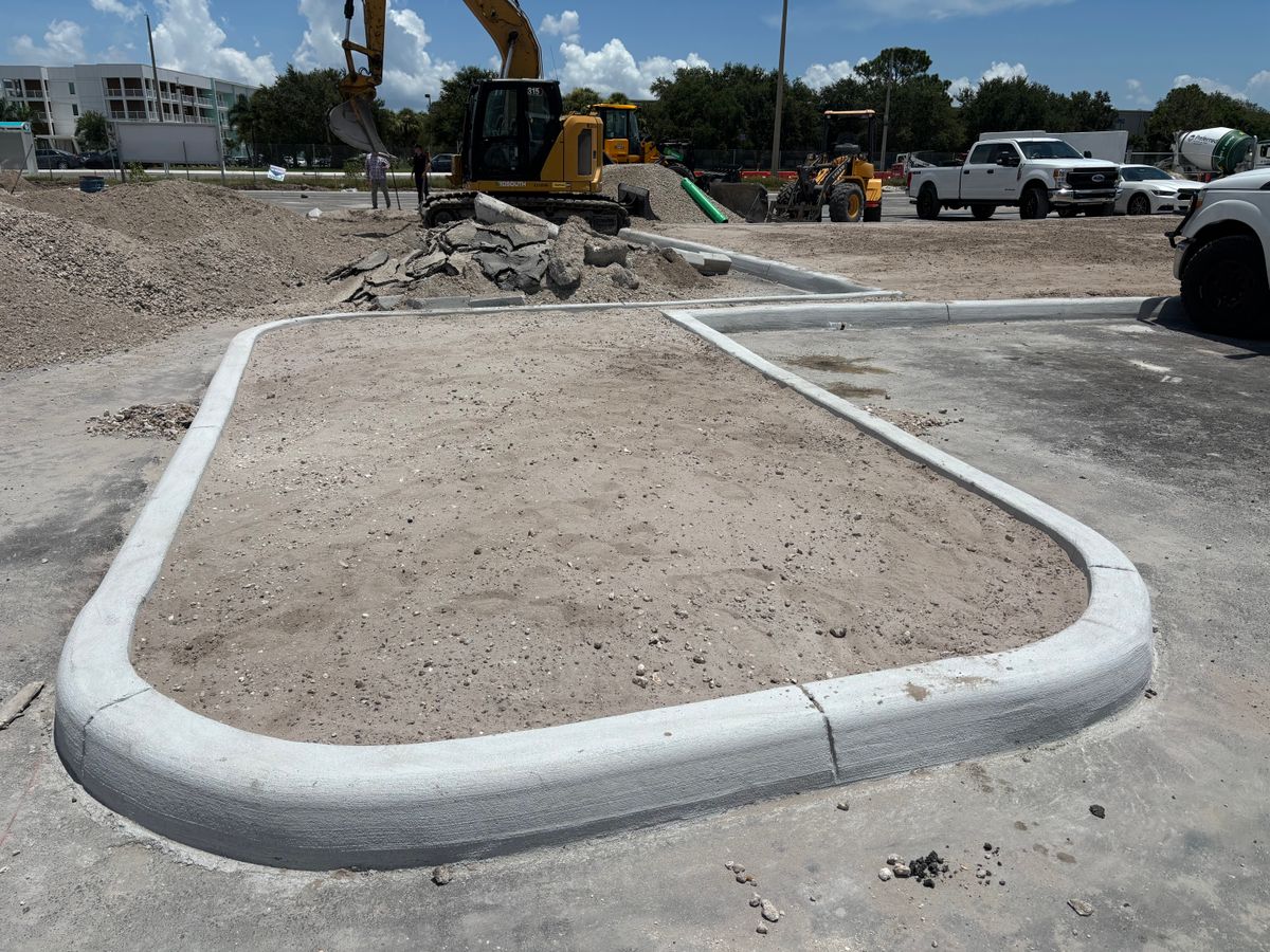 Site Preparation for Parker Land Services in Lakeland, FL