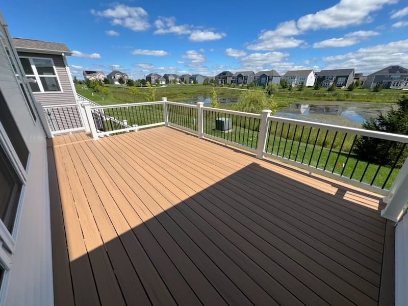 New Deck Build for WoodCor Carpentry in Buffalo Grove, IL