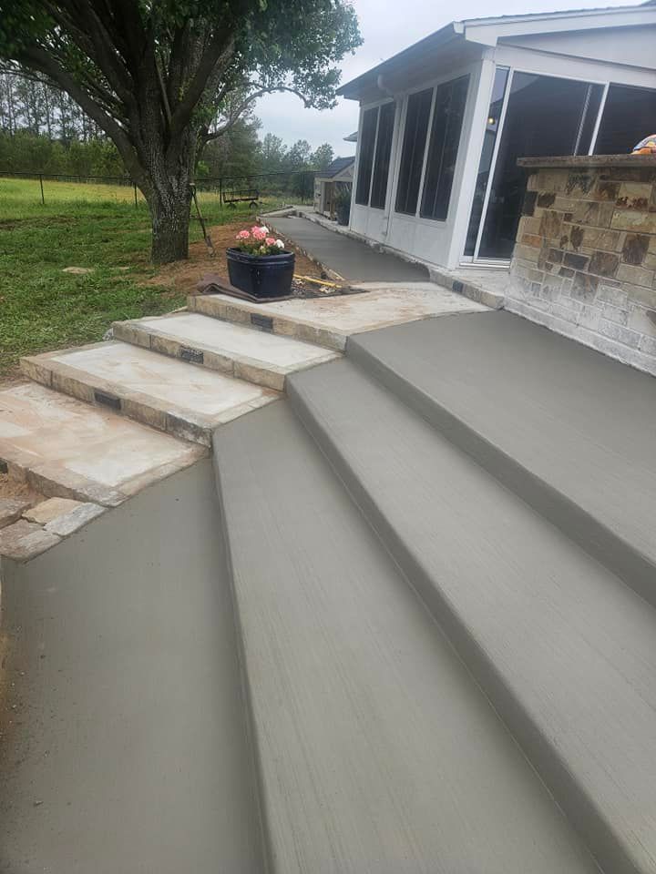 Stair Design & Installation for D & A Concrete Designs in Fort Worth,, TX