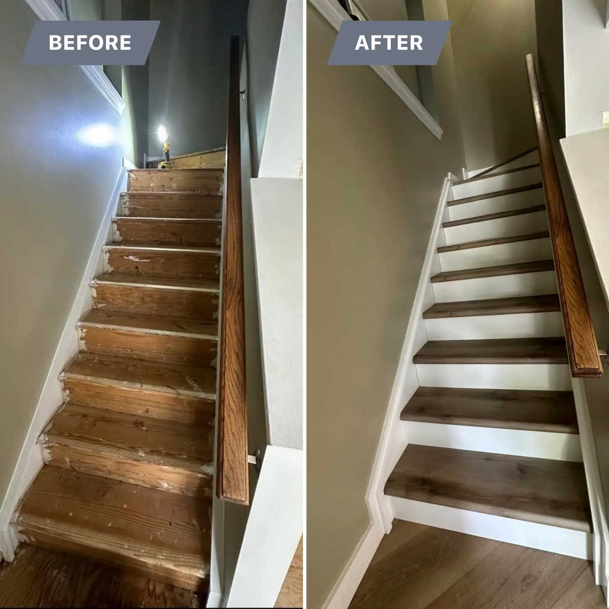 Flooring and custom trim for Chesapeake Solutions in Pasadena, MD