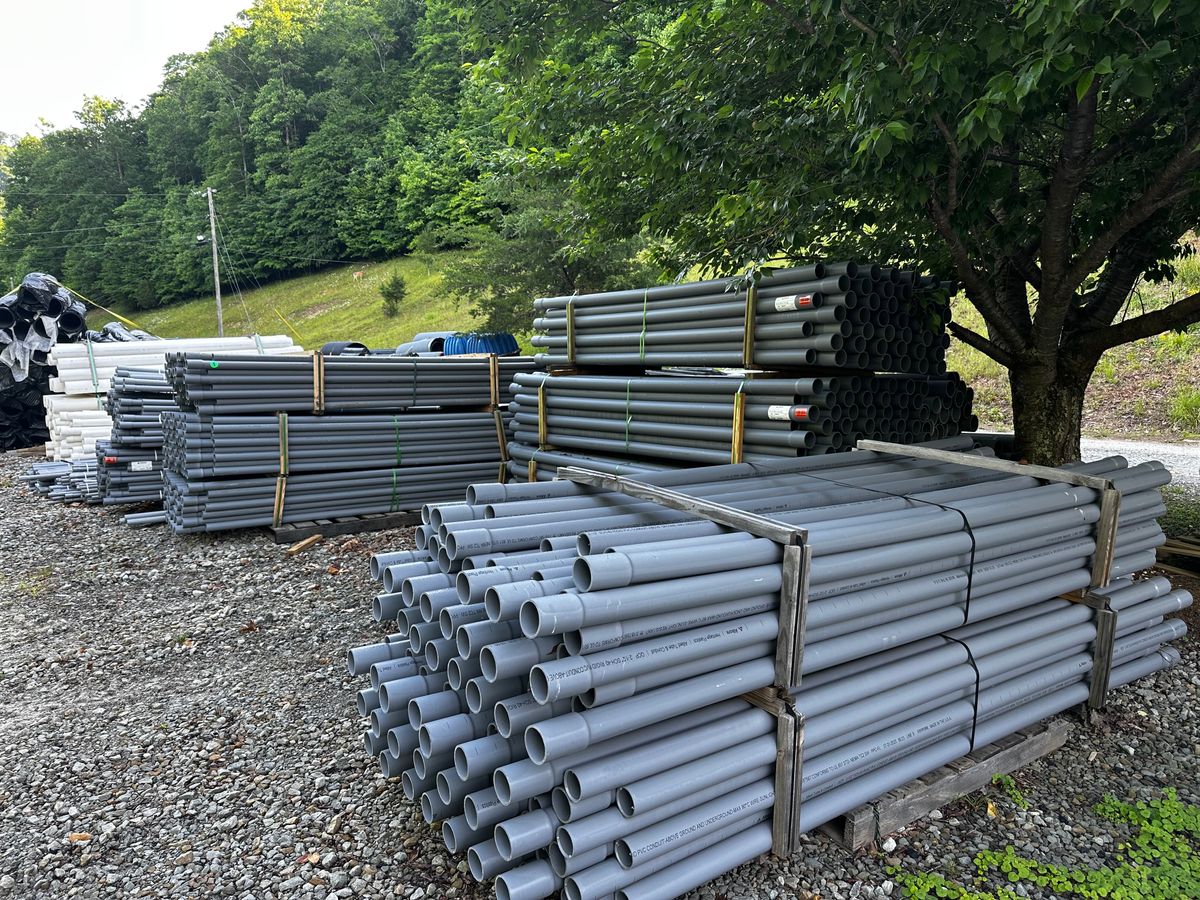 Sale of hdpe waterline for SNL AERATION in Pecks Mill,,  WV
