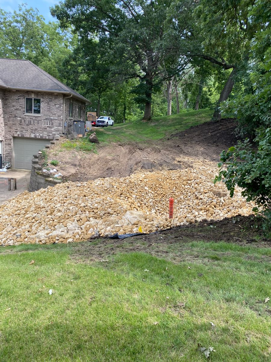 Driveway Install for TDC Excavating in Dubuque, IA