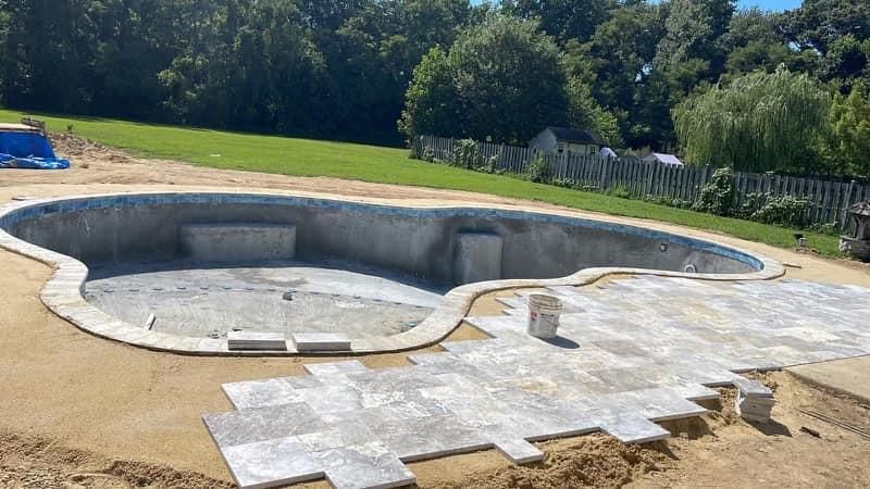 Pool Coping for Matteo Hardscapes in Towson,  MD