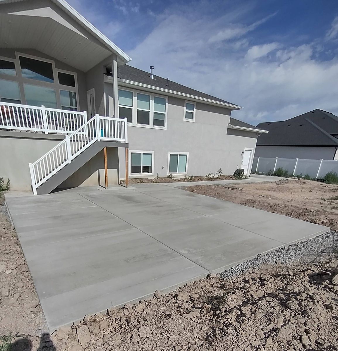 Patio Design & Installation for CTE Concrete in Kaysville, UT