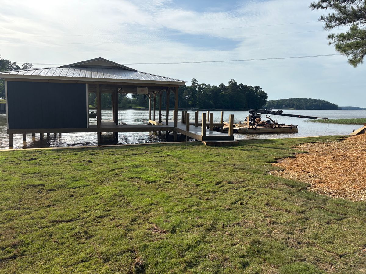 Boat Docks for G’s Construction in Seale, AL