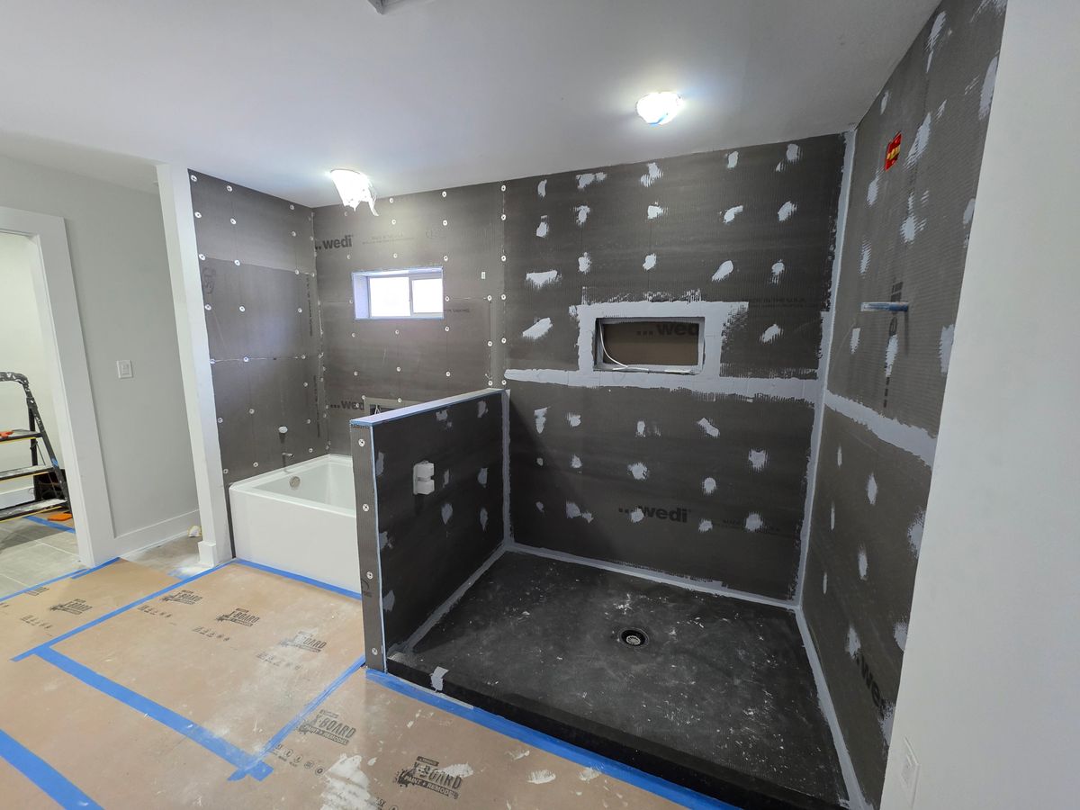 Tile Installation for GVL Renovations in Greenville, SC